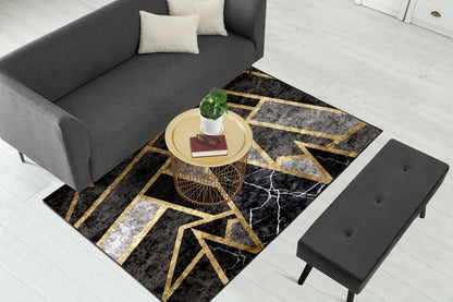 Grey Mosaic Centerpiece (Rug)