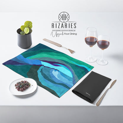 Teal Mist Table Mats