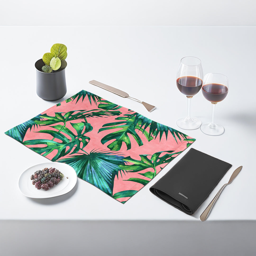 Pink Tropical Table Mats