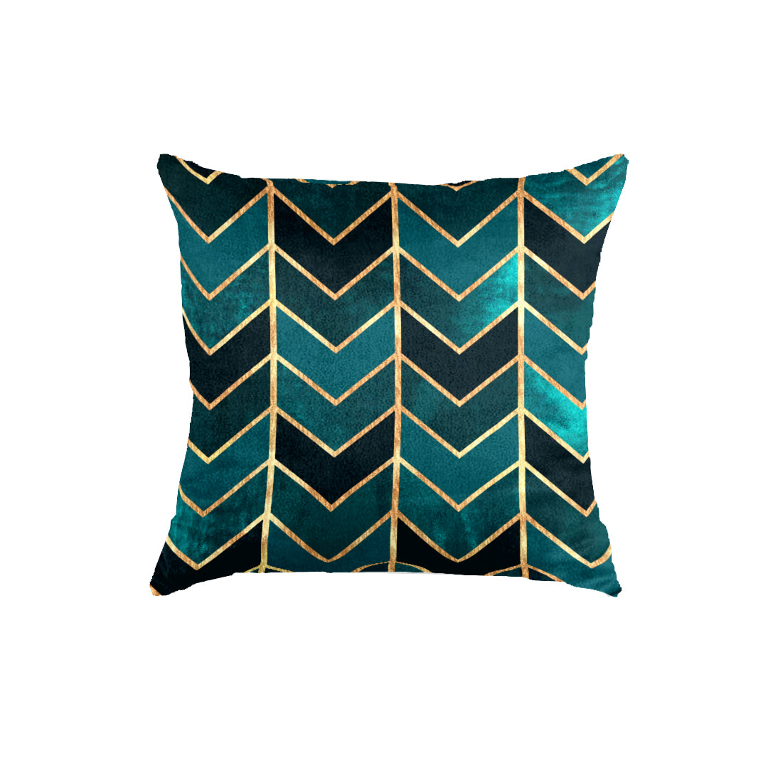 Super Soft Teal Arrow Throw Pillow