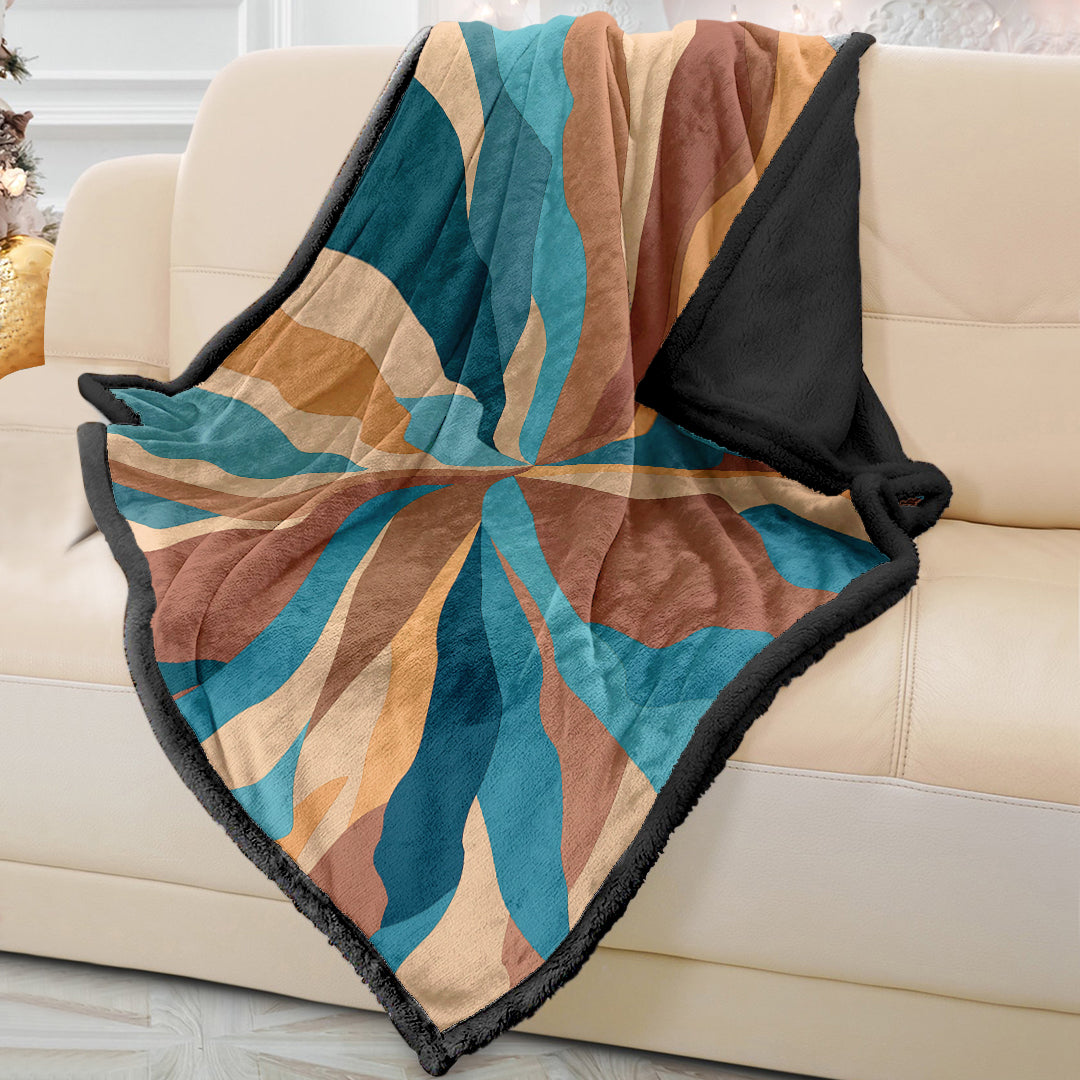 Soft Ocean Design Sofa Blanket Throw