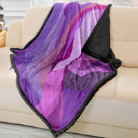 Thumbnail for Soft Purple Mist Sofa Blanket Throw