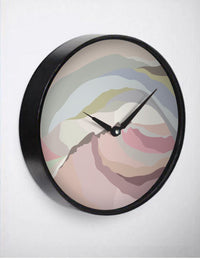Thumbnail for Pink Mist Abstract Wall Clock