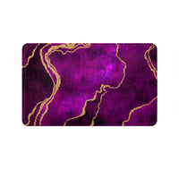 Thumbnail for SuperSoft Purple Abstract Door Mat