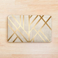 Thumbnail for SuperSoft Copper Gold Art Deco Door Mat