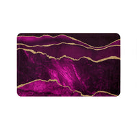 Thumbnail for SuperSoft Purple & Gold Abstract Door Mat