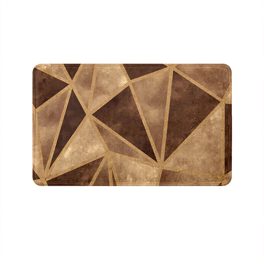 SuperSoft Copper Gold Triangle Door Mat