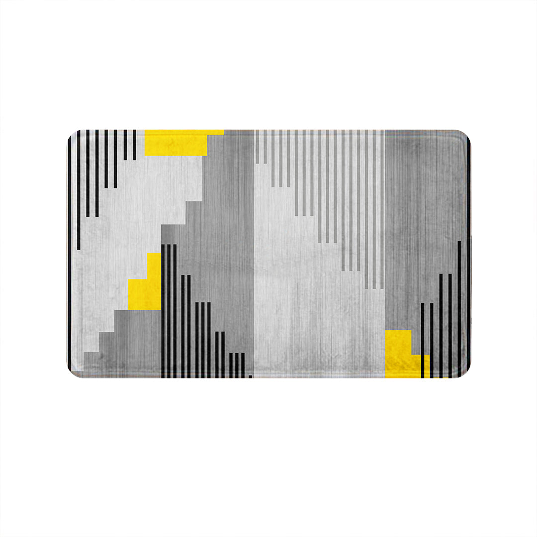 SuperSoft Grey Lines Door Mat