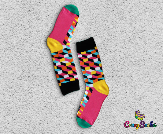 Stairs Design Crazy Socks