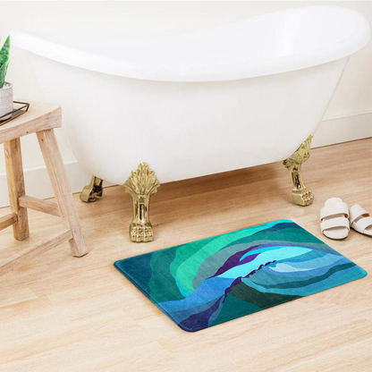 SuperSoft Mist Teal Door Mat