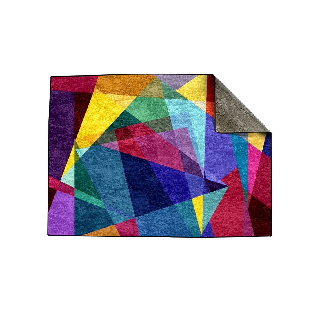 Colorful Abstract Geo Centerpiece (Rug)