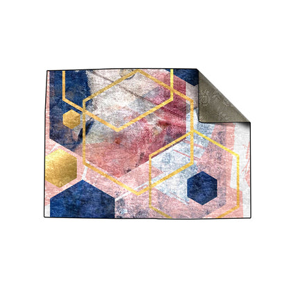 Pink Abstract Centerpiece (Rug)