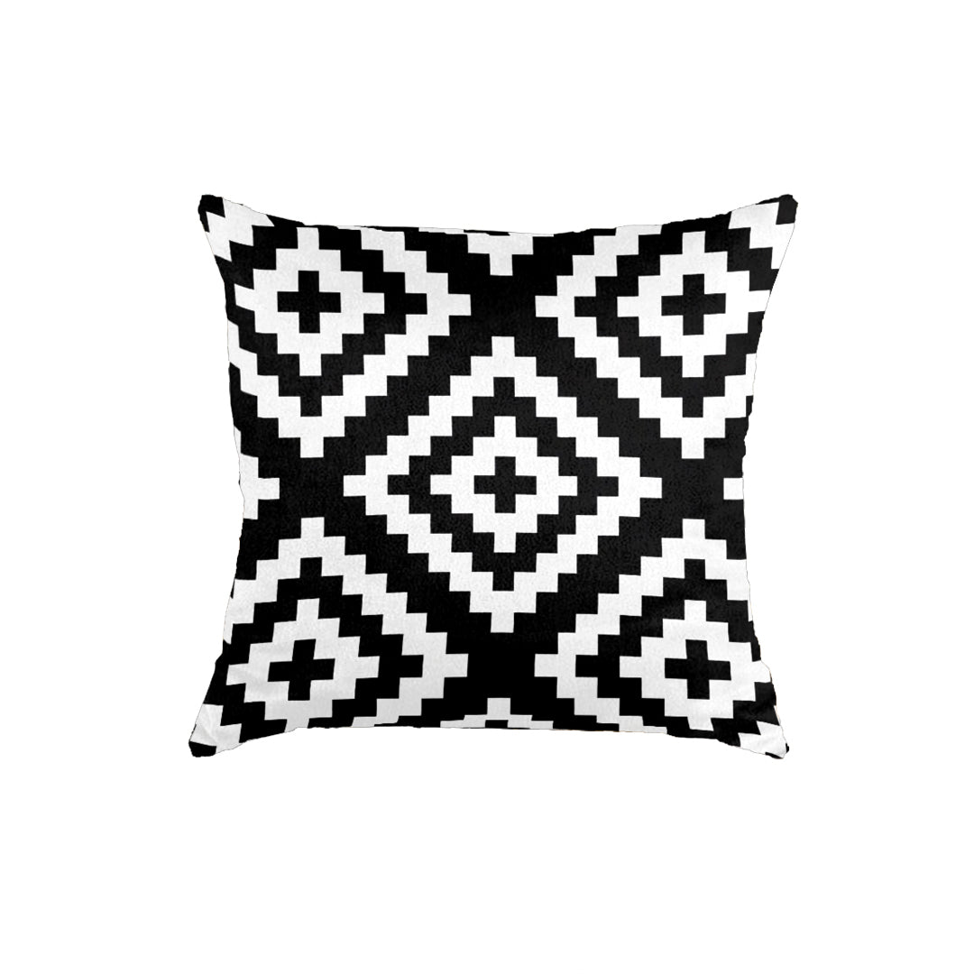 SuperSoft Black & White Abstract Geometric