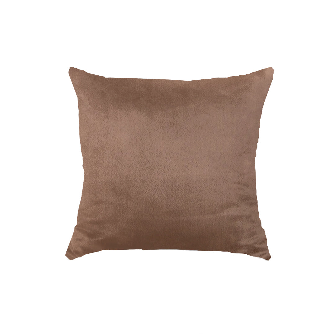 SuperSoft Plain Brown Throw Pillow