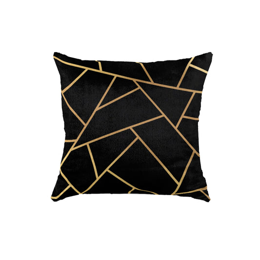 SuperSoft Black & Copper Throw Cushion