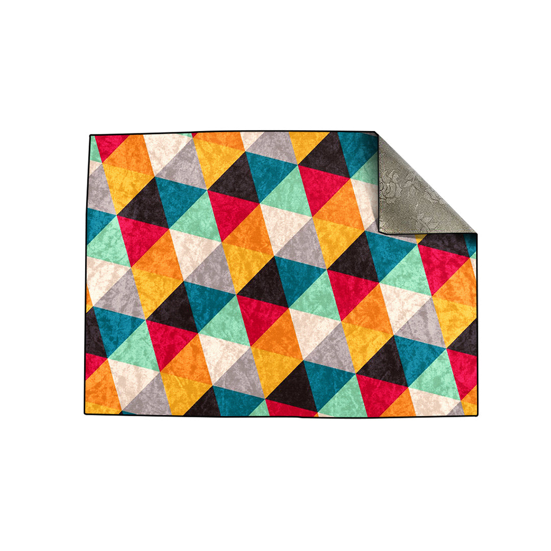 Colorful Small Triangle Centerpiece (Rug)