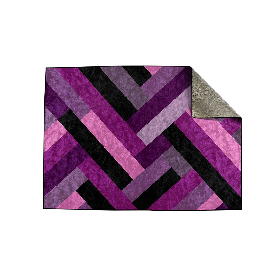 Purple Lines Centerpiece (Rug)