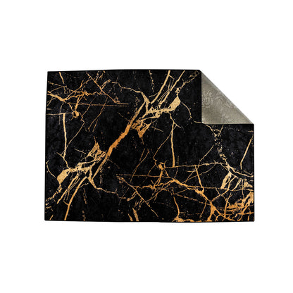 Black Gold Abstract Centerpiece (Rug)