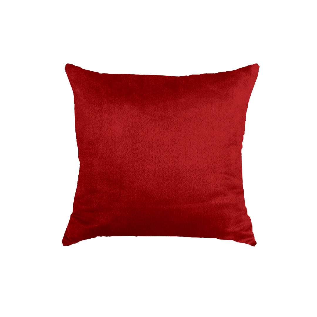 SuperSoft Plain Maroon Throw Pillow
