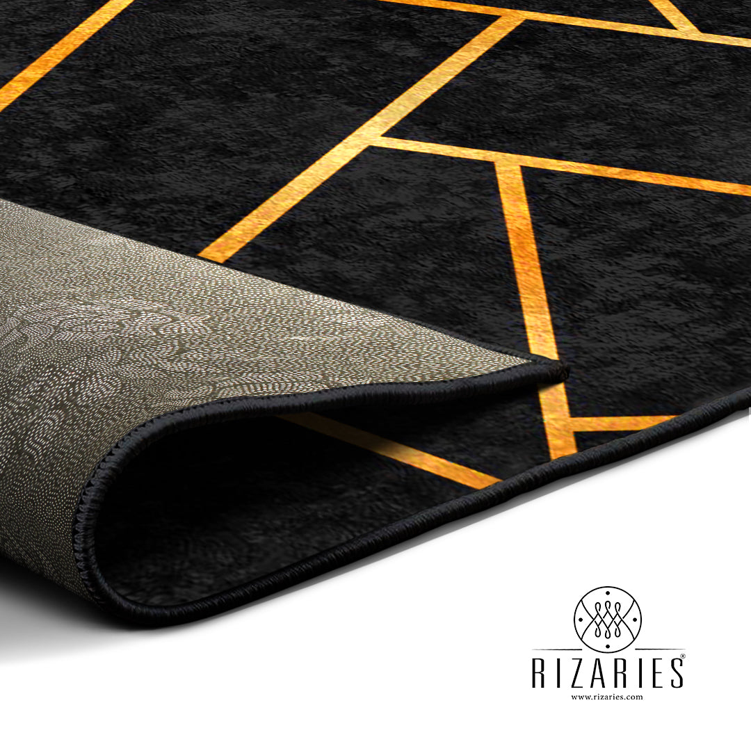 Black & Copper Centerpiece (Rug) – rizaries.ae
