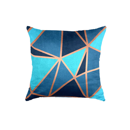 Super Soft Teal Metallic Throw Cushion