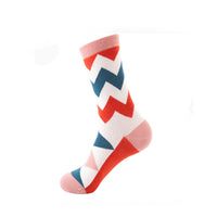 Thumbnail for Red & Blue Waves Crazy Socks