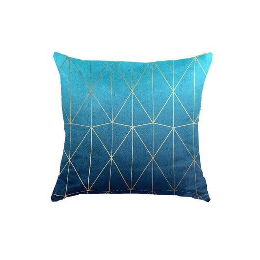 Super Soft Teal Abstract Throw Cushion