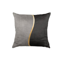 Thumbnail for SuperSoft Grey Gold shaded Throw Cushion
