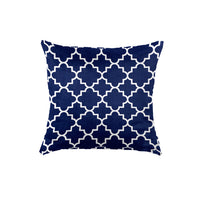 Thumbnail for SuperSoft Moroccan Navy Blue Throw Pillow