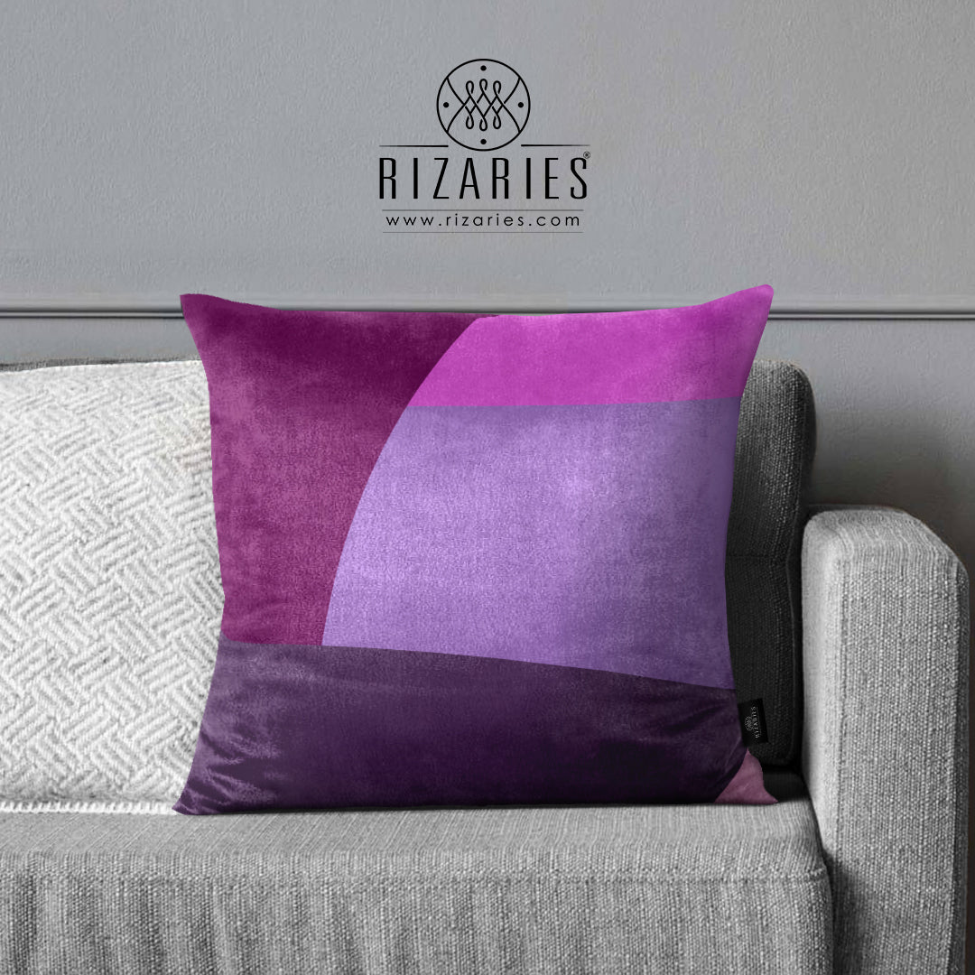 SuperSoft Purple Mist Geo Throw Cushion