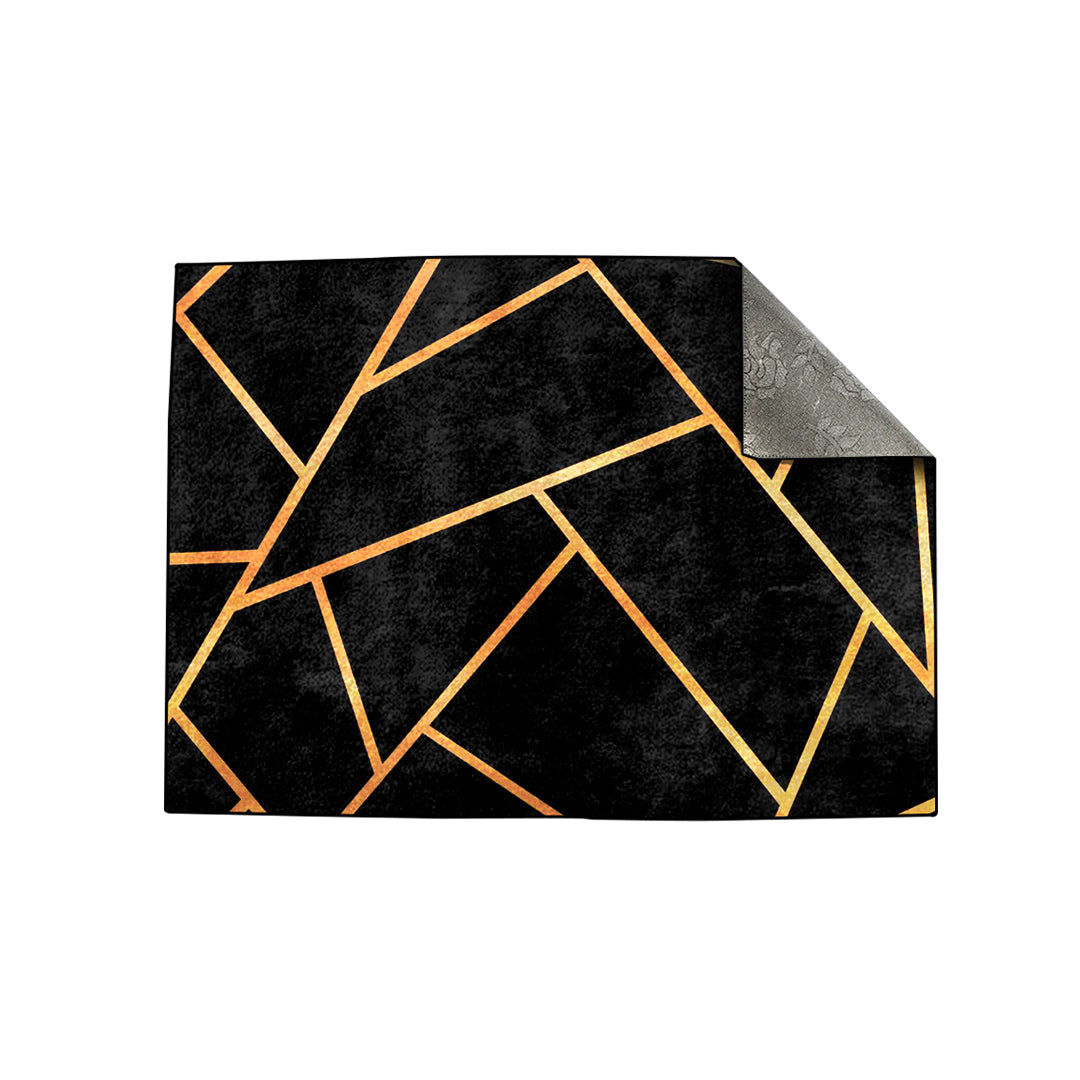 Black & Copper Centerpiece (Rug)