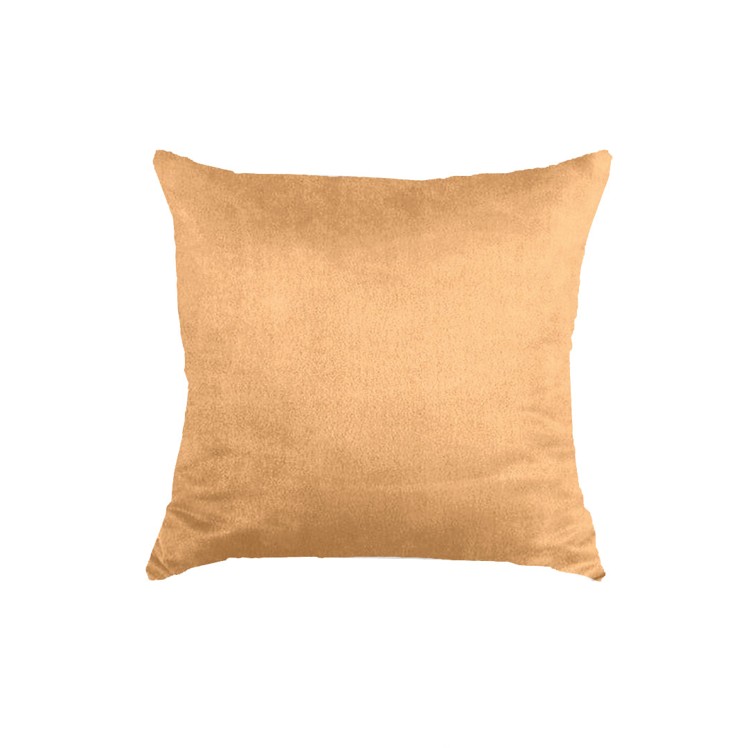 SuperSoft Plain Golden Throw Pillow