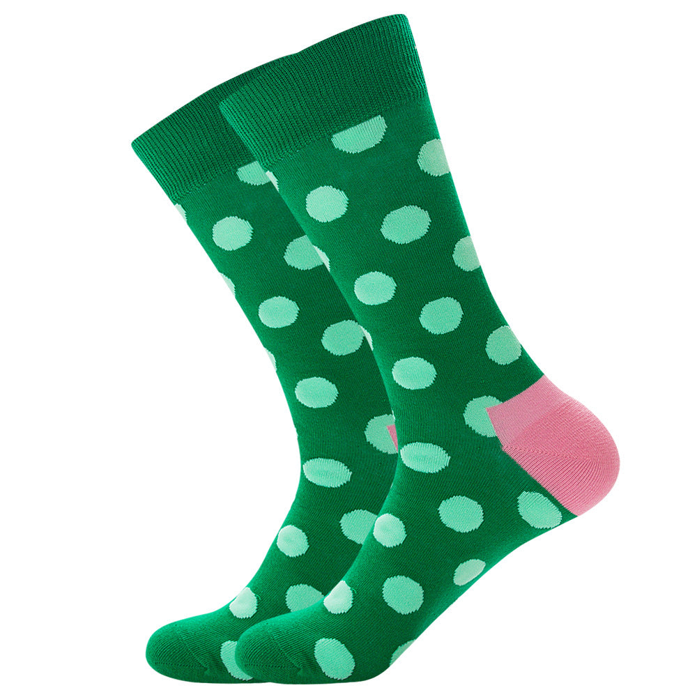 Green with Spots Crazy Socks