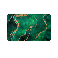 Thumbnail for SuperSoft Green Abstract Door Mat