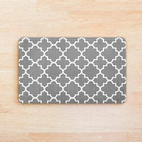 Thumbnail for SuperSoft Grey & White Door Mat