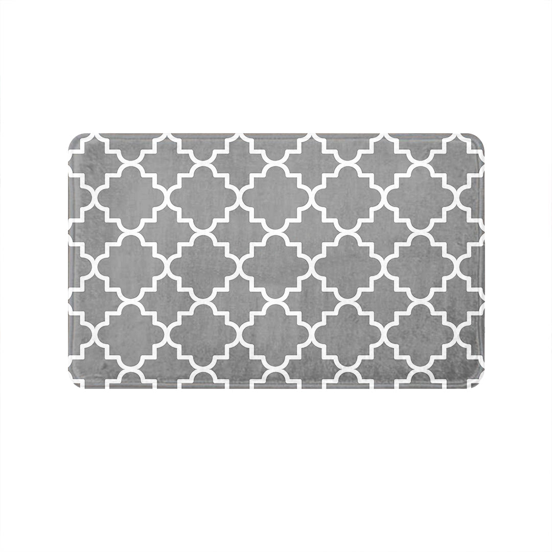 SuperSoft Grey & White Door Mat