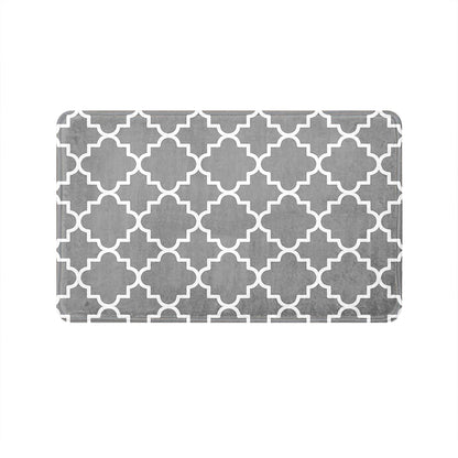 SuperSoft Grey & White Door Mat