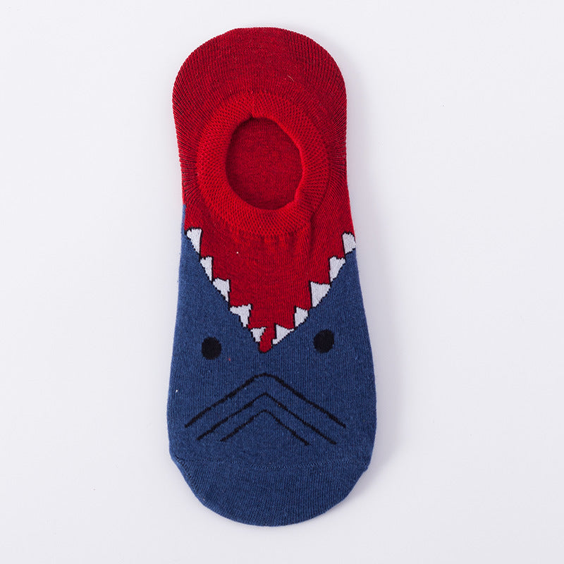 Angry Face Low Cut Crazy Socks