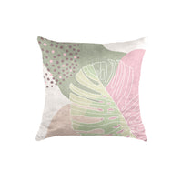 Thumbnail for SuperSoft Mist Pink Tropical Throw Cushion