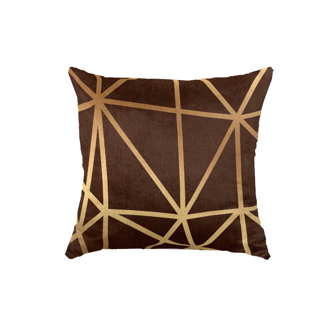SuperSoft Brown & Copper Throw Pillow