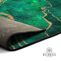 Thumbnail for Green Abstract Centerpiece (Rug)