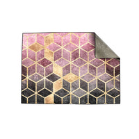 Thumbnail for Pink Gradient Cubes Centerpiece (Rug)
