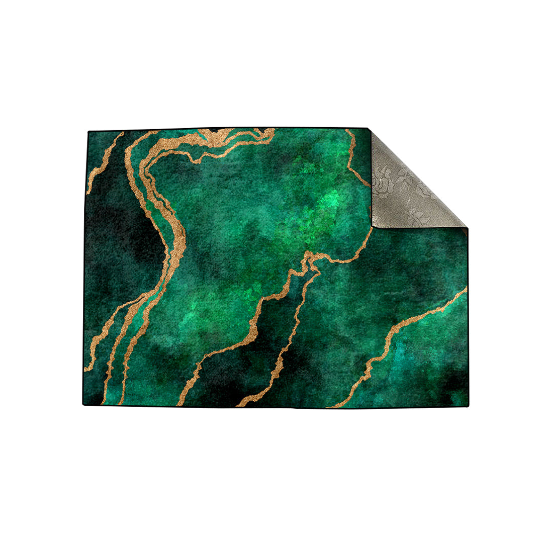 Green Abstract Centerpiece (Rug)