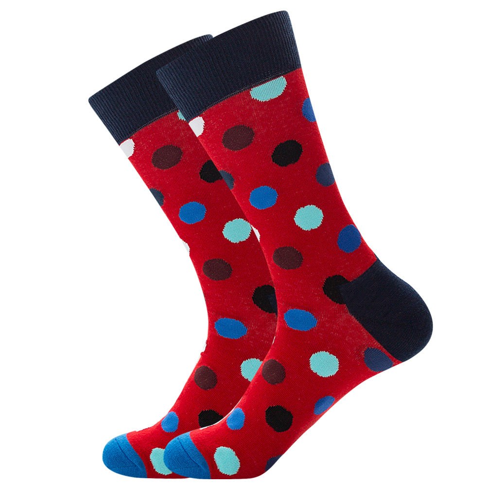 Red with Spots Crazy Socks
