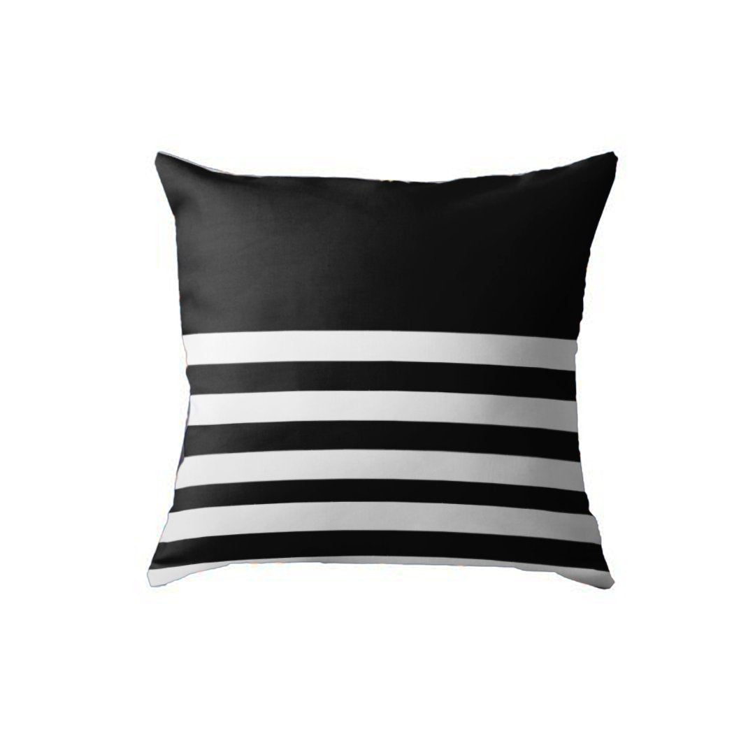 SuperSoft Black With White Stripes