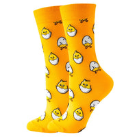 Thumbnail for Kitten on Yellow Crazy Socks