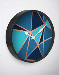 Thumbnail for Teal Metallic Wall Clock