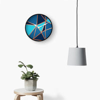 Thumbnail for Teal Metallic Wall Clock