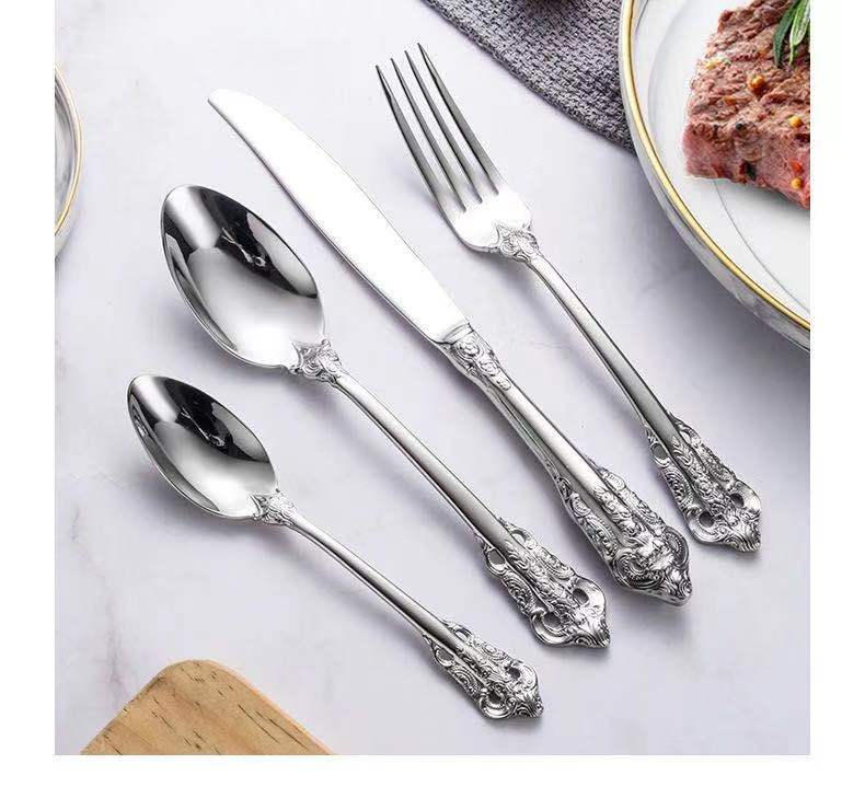 Carving Silver Cutlery Set