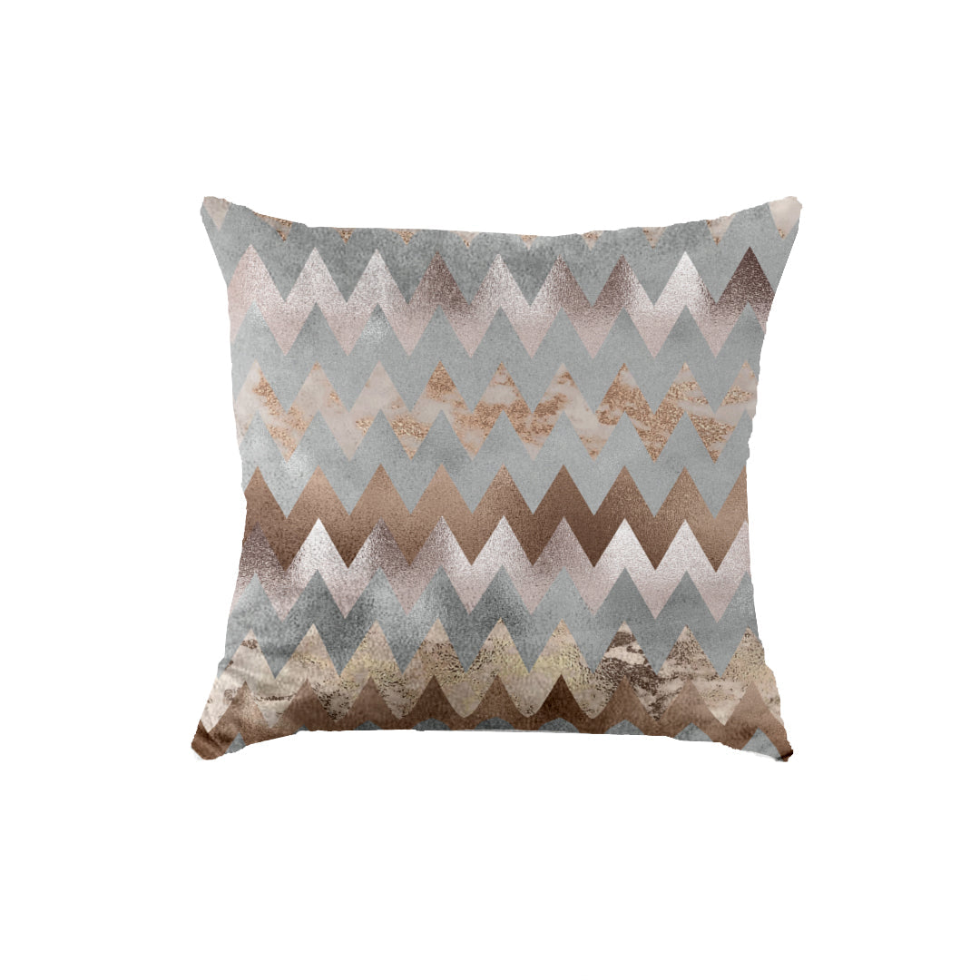 SuperSoft Copper Blush Chevron Throw Pillow